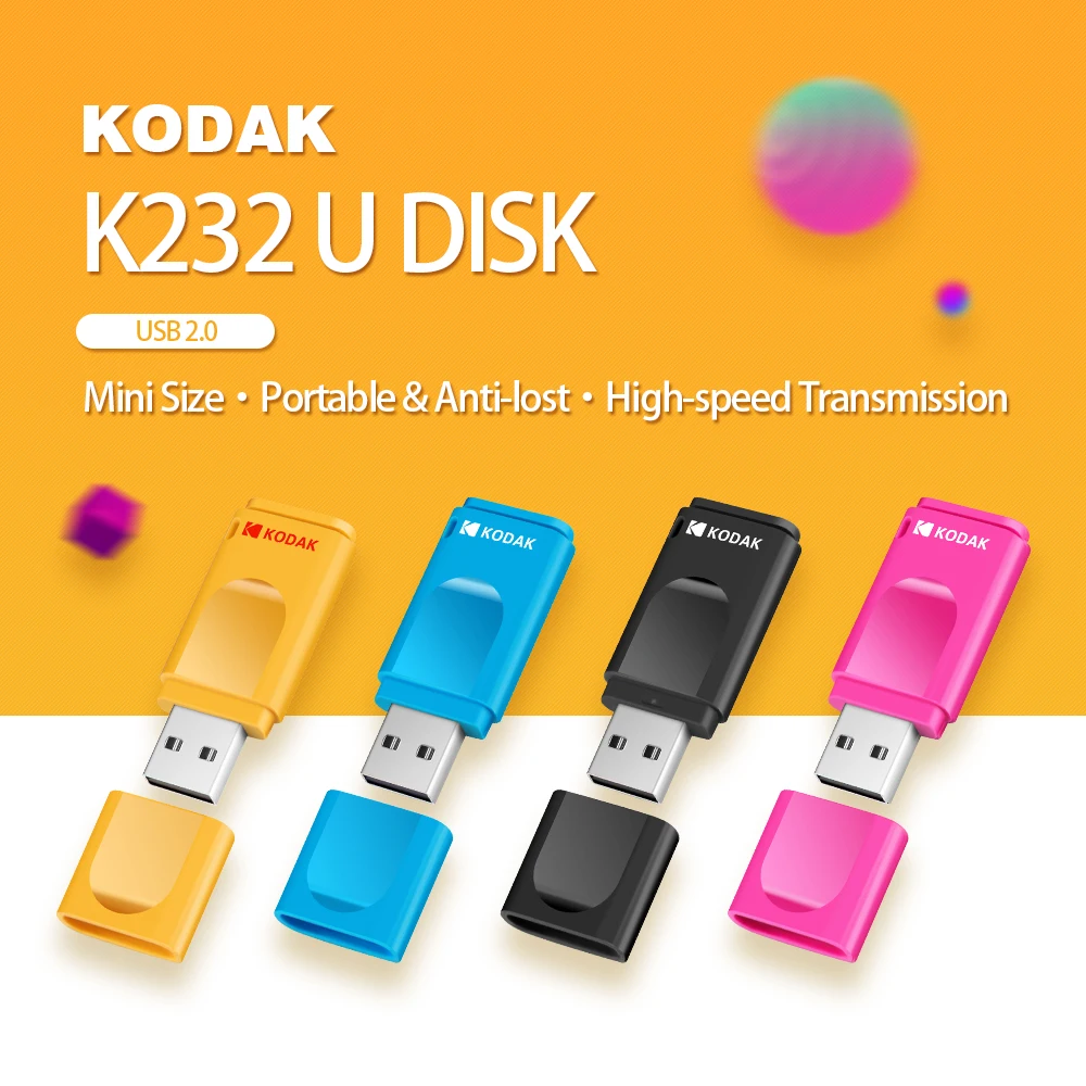 USB флеш накопитель Kodak K232 16 64 Гб 2 0|USB флэш-накопители| |