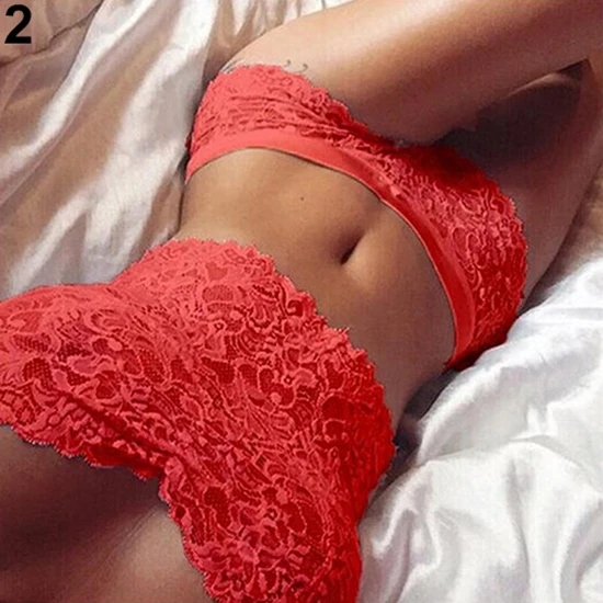 Sexy Lingerie European and American Suit Fashion Lace Cutout Underwear Ladies Bra Set