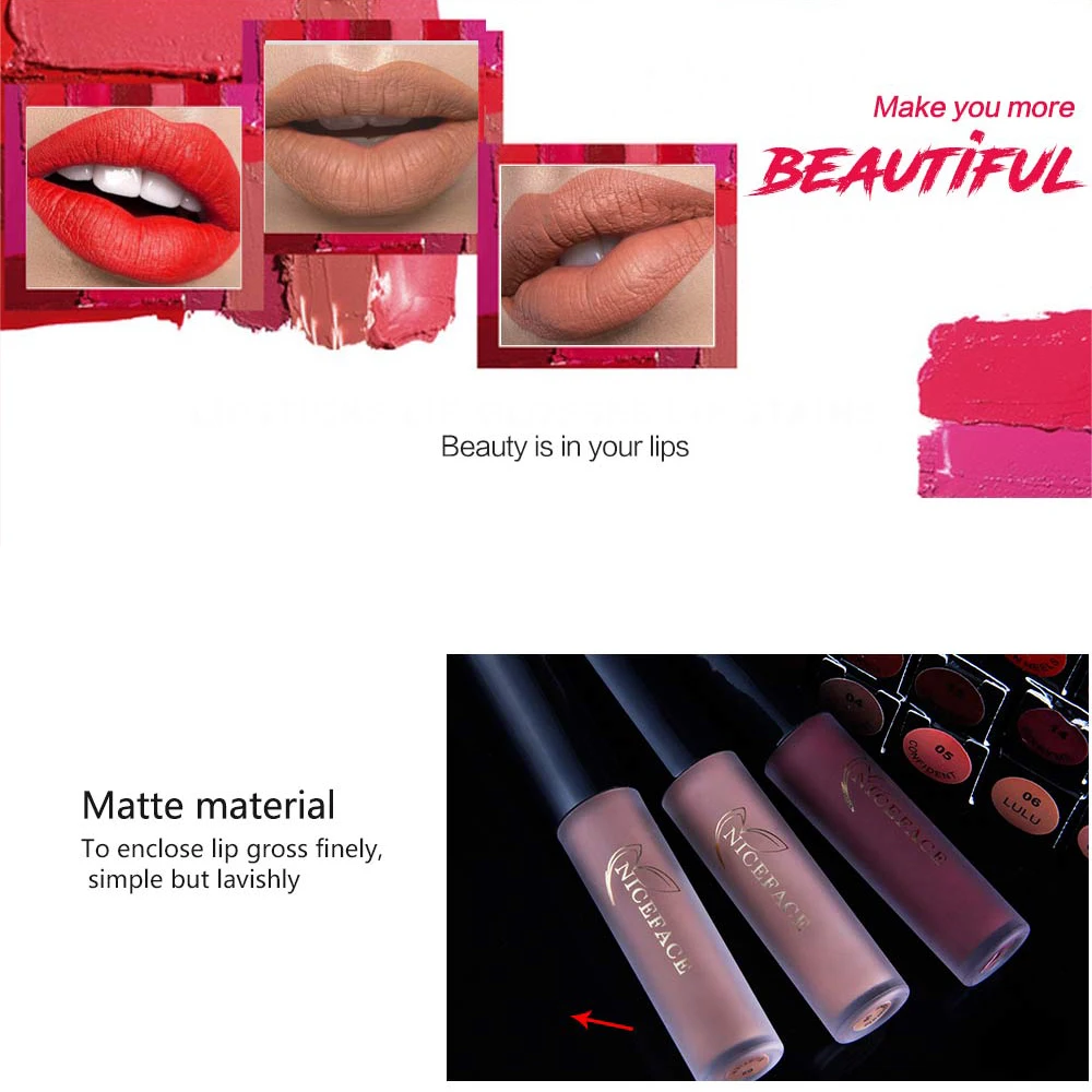28 цветов макияж губ помада блеск для длительное увлажнение Косметическая Помада