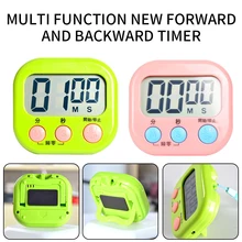1PC Digital Kitchen Timer Big Digits Loud Alarm Magnetic Backing Stand with Large LCD Display for Cooking Baking Sports Games