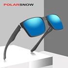 Солнечные очки POLARSNOW в винтажном стиле UV400 Мужские, поляризационные классические солнцезащитные аксессуары в стиле ретро, для вождения