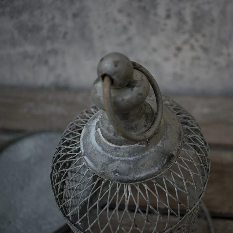 Маленькая клетка ручной работы простая ретро декоративная для птиц