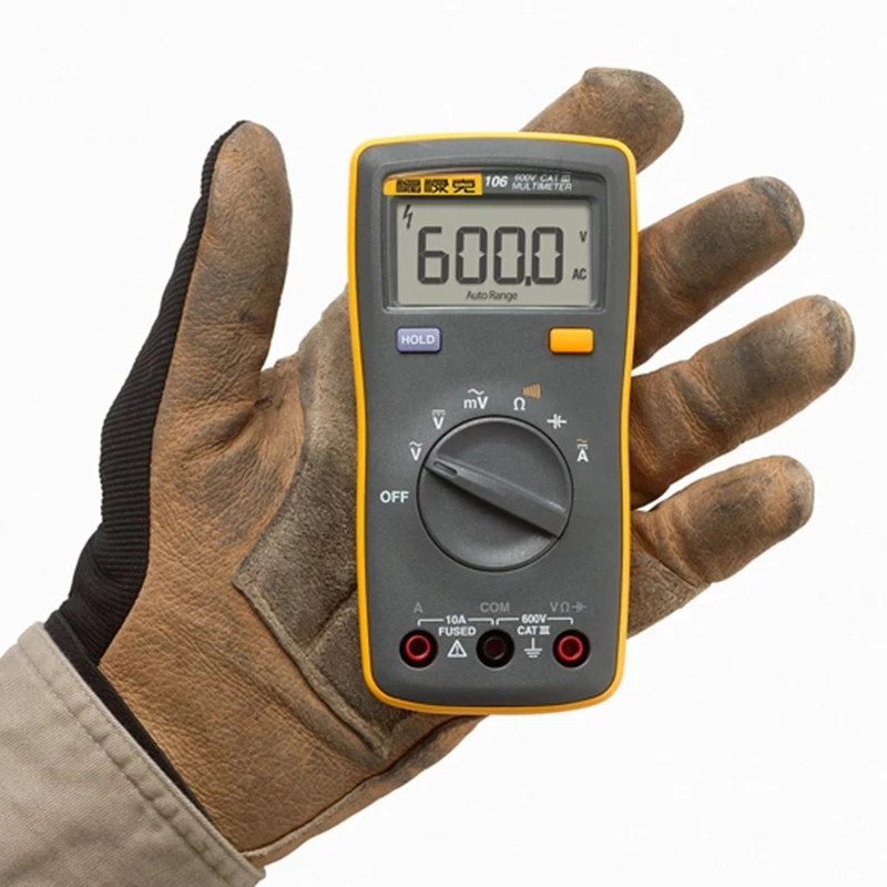 

Fluke 106 Digital Smart Universal Meter High-precision Ohm Temperature Tester Industrial Electrical Repair Capacitance Tester