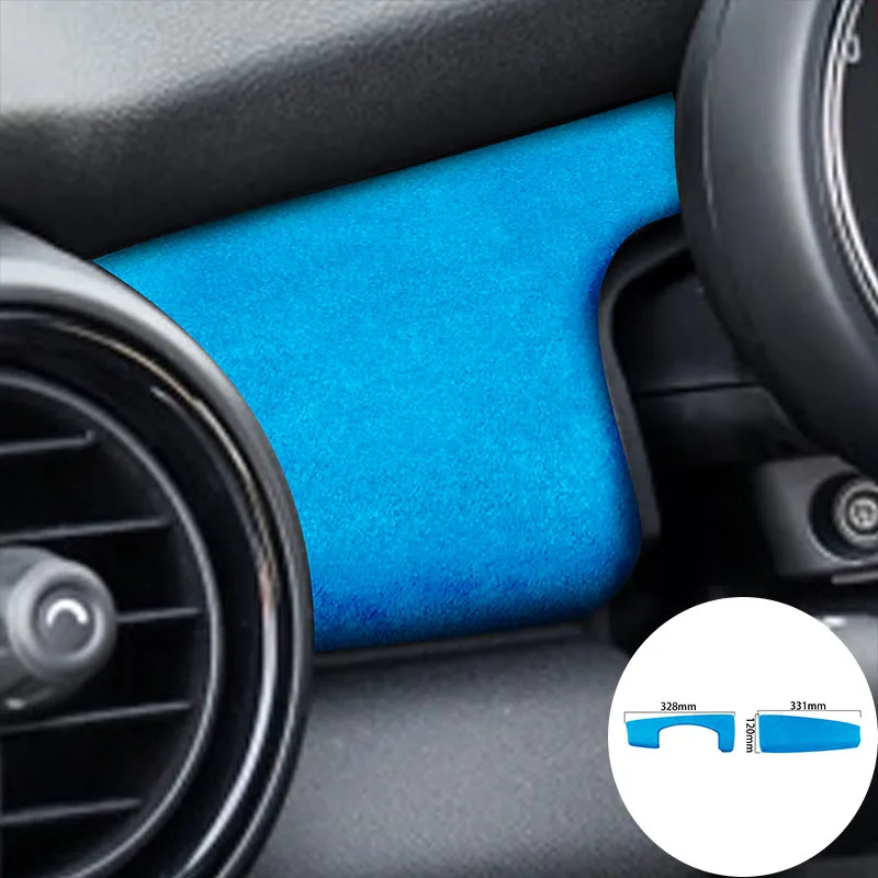

For BMW F55 F56 F57 2014-2020 Alcantara Suede Wrap Car Center Console Instrument Panel Trim Stickers Cover Mouldings Car-styling