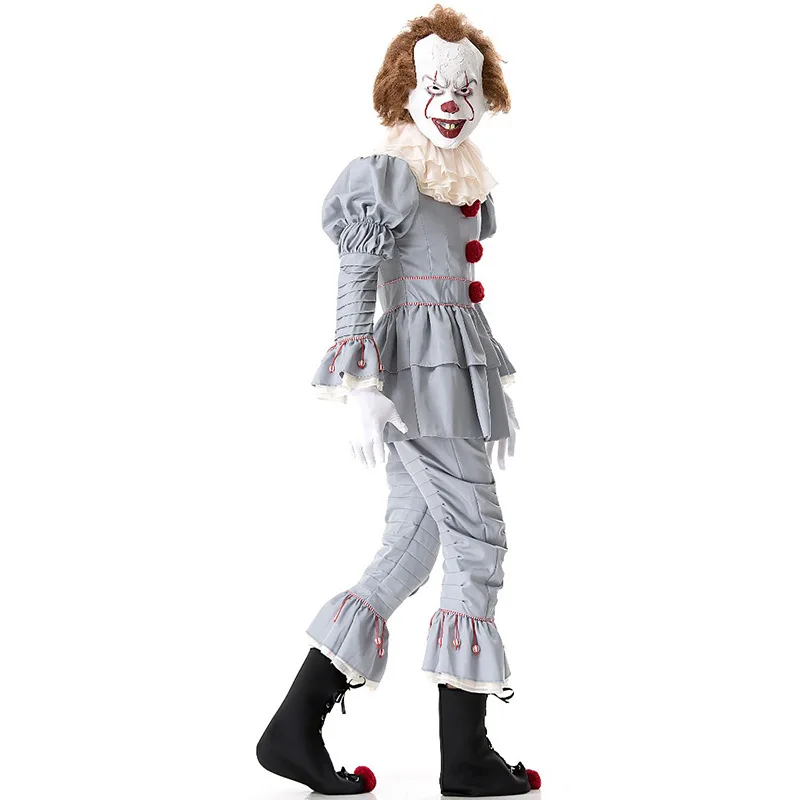 Карнавал Хэллоуин пара пеннивайз Сумасшедший костюм клоуна маскарадный Стивена