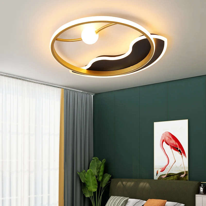 

Round LED Ceiling Light Art Creative 110V 220V Ceiling Lamp for Living Room Bedroom Dining Room Kitchen Lamp Home Indroom Lustre