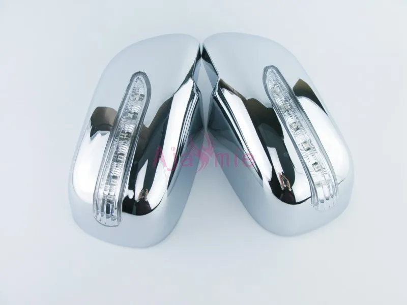 Зеркало заднего вида боковая крышка шапка с декором "крылья" Оболочка Чехол с светодиодный 2005-2007 2008 2009 2010 2011 2012 2013 для Toyota Vios XP90 аксессуары