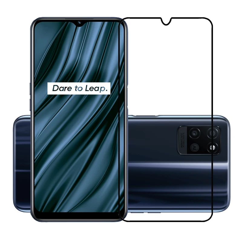 

75 Pcs/Lot 2.5D Premium Tempered Glass for Realme V11 5G Full Cover Screen Protector Protective Film for Realme V11