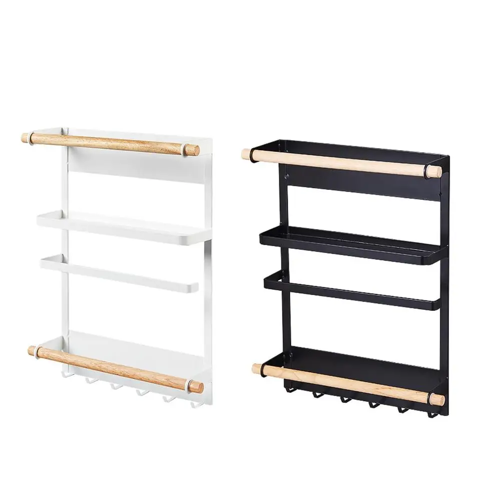 

Refrigerator Rack Paper Towel Wall Tableware Storage Sundries Storage Hook Kitchen Storage Rack Exquisite Design