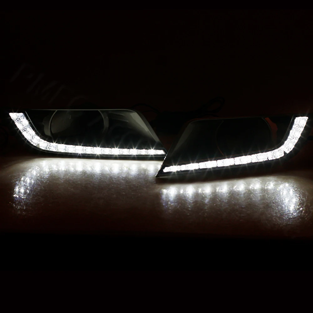 Дневные ходовые огни PMFC DRL светодиодный ные указатели поворота передняя решетка