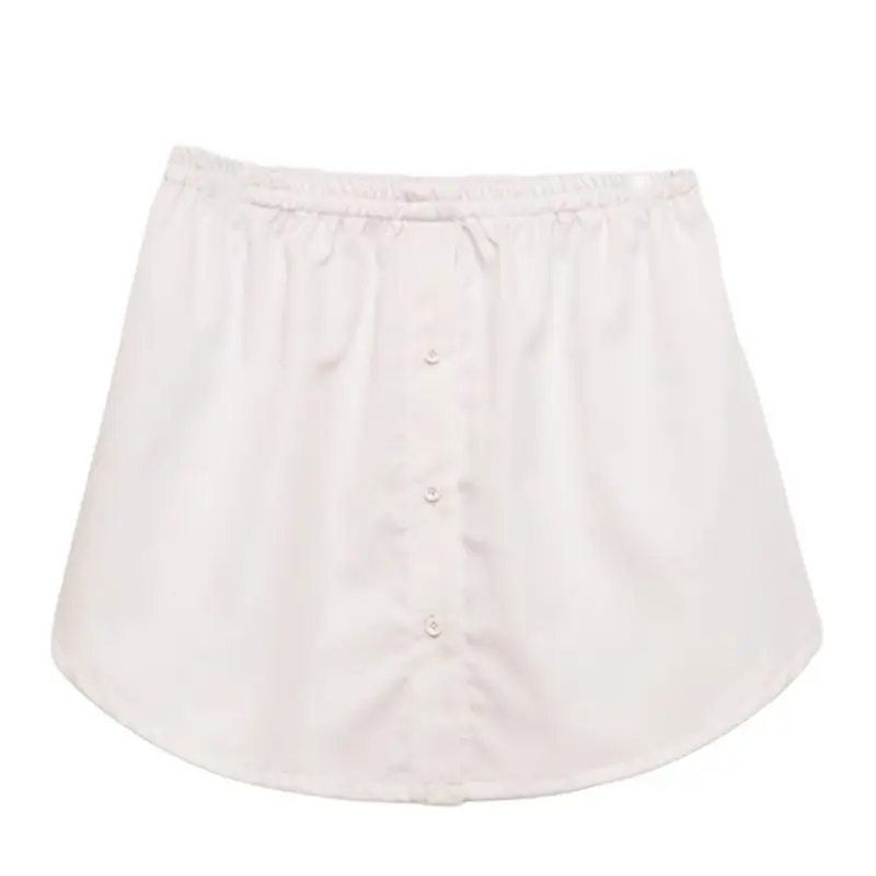 

Женская Расклешенная юбка А-силуэта со съемной талией и пуговицами