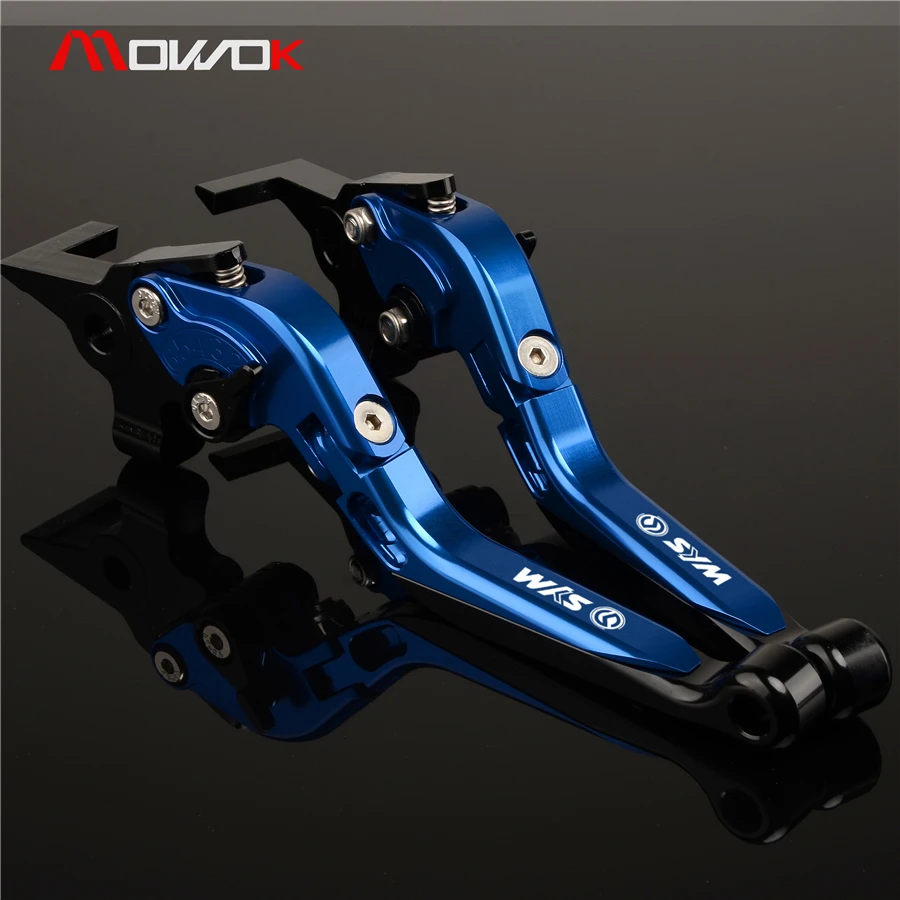 Рычаги тормоза сцепления CNC с логотипом для SYM GTS 300i 2013-2020 125/250/300 Joymax LM12W 4T LC Evo LM15W LM25W