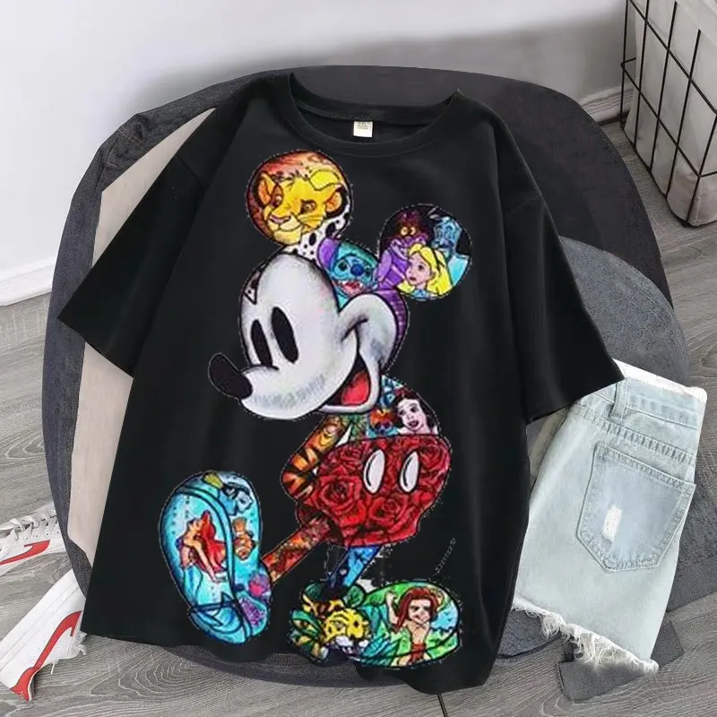 Футболка женская летняя большого размера с коротким рукавом | Футболки AliExpress