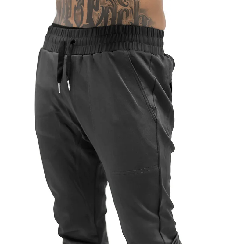 Autumn Men Gym Pants Fitness Joggers Cotton Streetwear Long Slim Fit Workout Sweatpants Outdoor Tracksuit Trousers | Мужская одежда