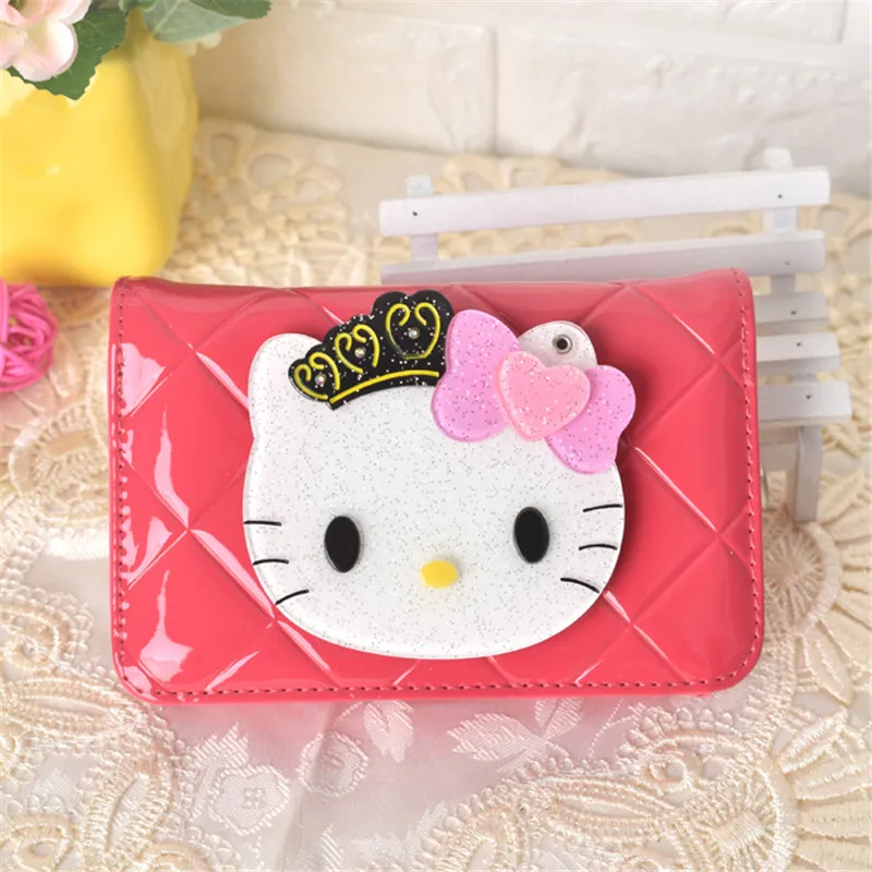 Модный женский длинный кошелек HELLO KITTY с героями мультфильмов милый детский