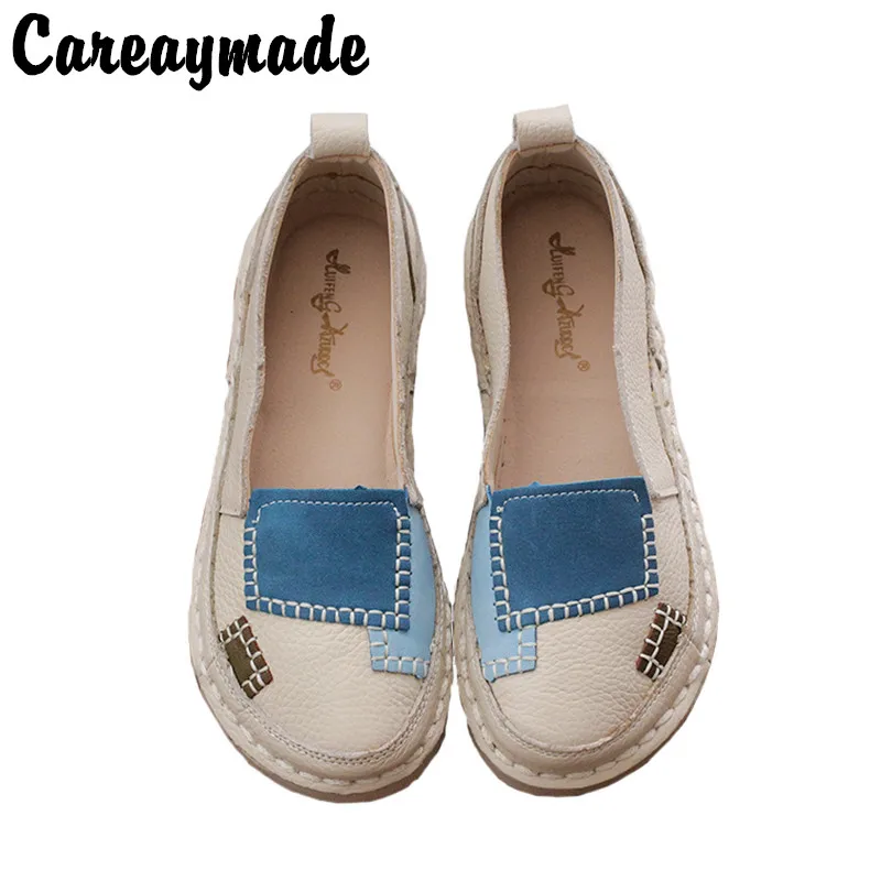 Туфли ручной работы Careaymade на плоской подошве из натуральной воловьей кожи туфли