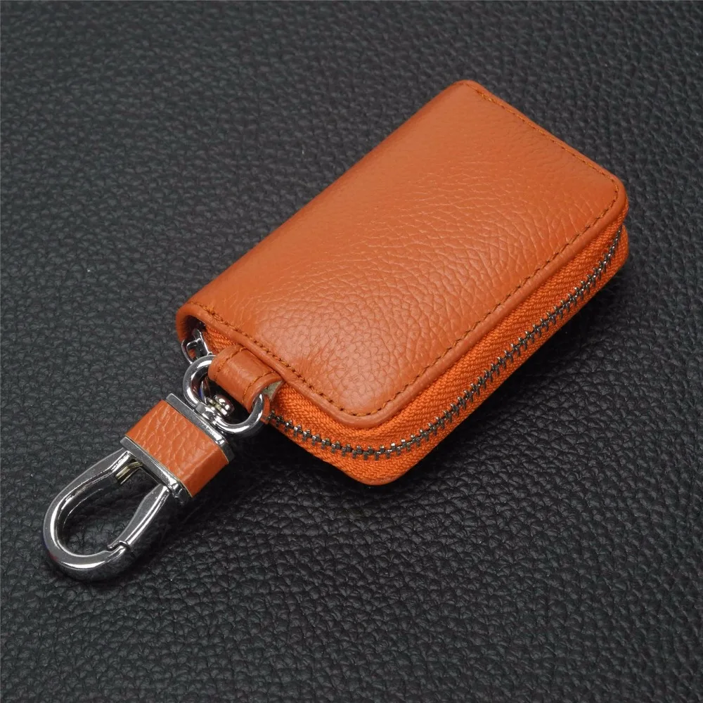 2019 Men Leather Car Key Housekeeper Holders Lady Cow Fashion Zipper Bag For Dodge Coolbo Avenger Journey Caravan | Автомобили и