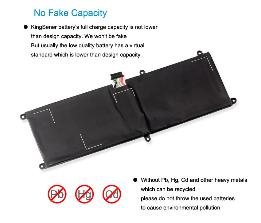 Аккумулятор KingSener VHR5P для ноутбука DELL Latitude 11 5175 батарея планшета XRHWG RHF3V 7 6 V