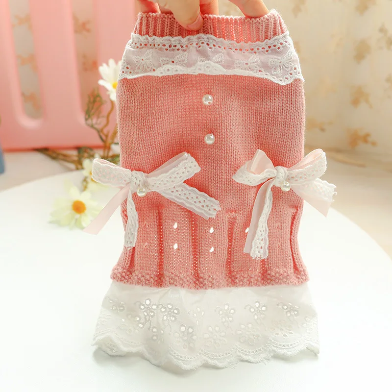 

Dog Clothes Winter Clothes New Pet Supplies Clothing Puppy Wool Skirt Cat Spring and Autumn Dog Clothes for Medium Dogs