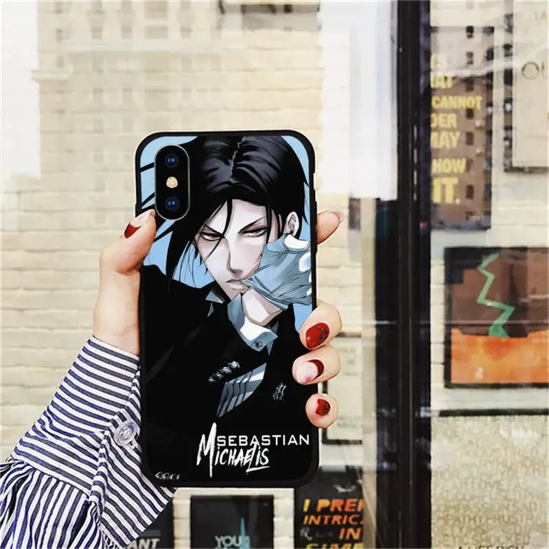 

Black Butler Anime Phone Case for iPhone 11 12 mini pro XS MAX 8 7 6 6S Plus X 5S SE 2020 XR