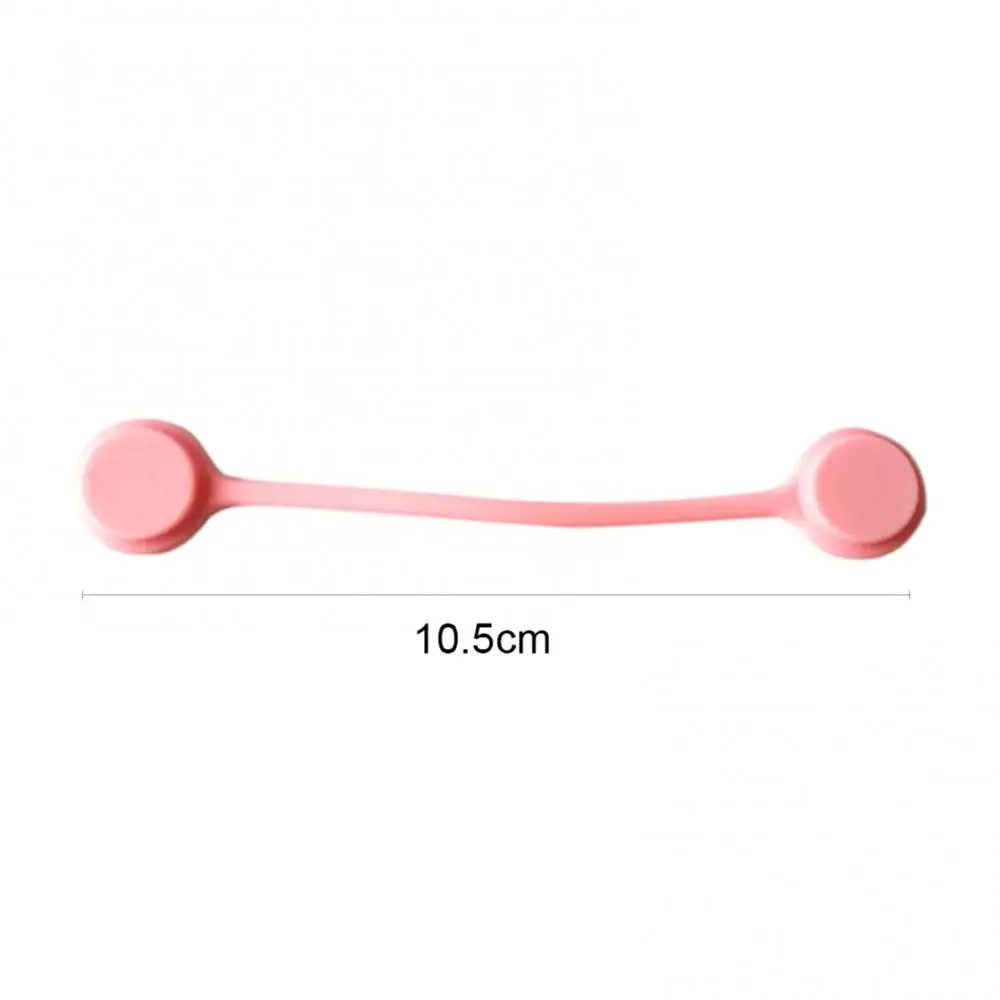 

Silicone Magnetic Earphone Cord Bobbin Cable Winder Holder Clip Wire Organizer