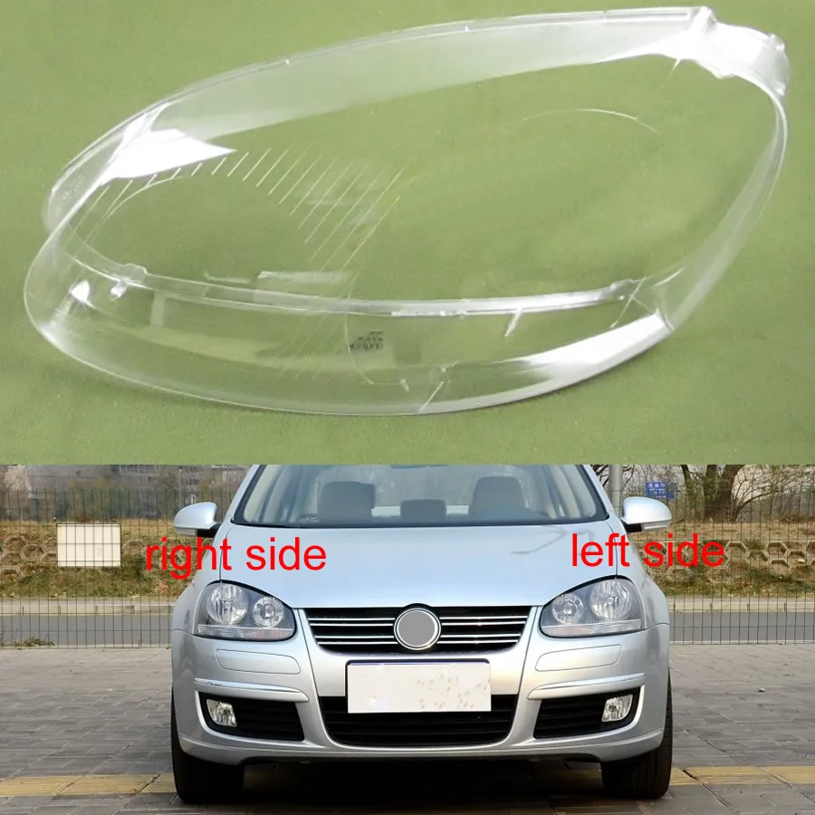Для Volkswagen VW Golf 5 2006 2007 2008 2009 2010 2011 Передняя прозрачная линза стеклянная лампа