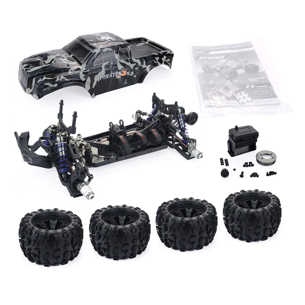 RC1: 8 Monster Truck Профессиональный радиоуправляемый автомобиль с дистанционным управлением подходит для DIY1/8 полномасштабный четырехколесный грузовик Wltoys Радиоуправляемый автомобиль