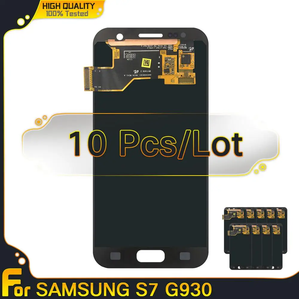 Сменный ЖК-дисплей SUPER AMOLED для SAMSUNG Galaxy S7 дисплей G930 G930F ЖК-дигитайзер сенсорный