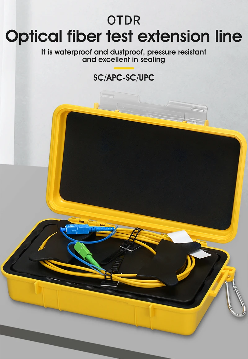 SC/UPC SC/APC OTDR Dead Zone Eliminator оптоволоконные кольца волоконно оптический Launch Cable Box SM