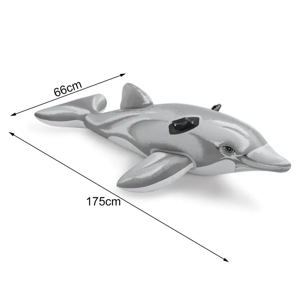 

Dolphin Pool Float Inflatable Children Summer Pool Raft Toys Water Playing Toy For Summer Beach Outdoor Fun Toy Summer Holiday