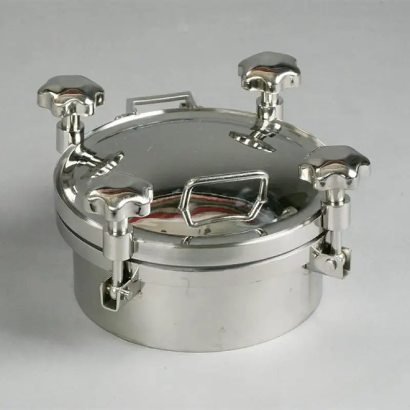 

Sanitary 200Mm Round Pressure Tank Manhole Cover Stainless Steel Epdm/silicon