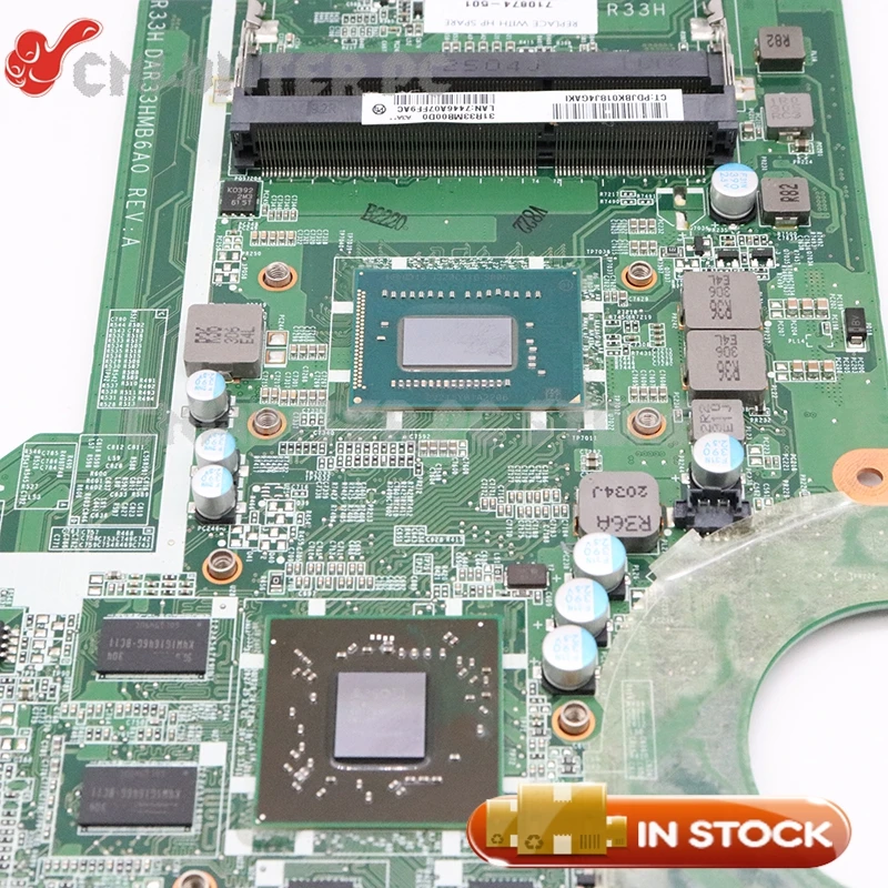 NOKOTION 710874 001 DA0R33MB6A0 для HP pavilion g4 2000 g6 g7 материнская плата ноутбука HD7670M|laptop
