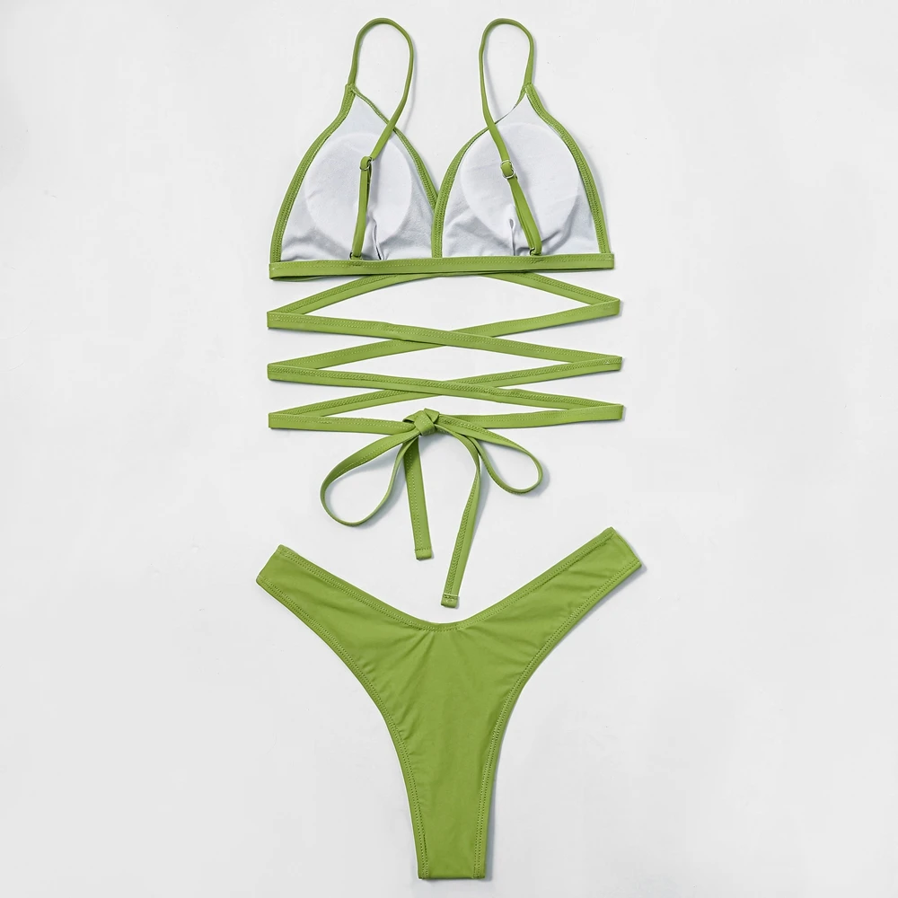 ZTVitality бандажный комплект бикини с запахом Новое поступление 2022 Мягкий купальник