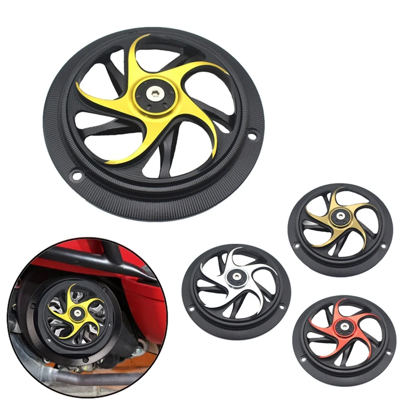 

Motorcycle Engine Cover Fan Protector Radiator Guard Accessories for Vespa Sprint 150 Primavera 150