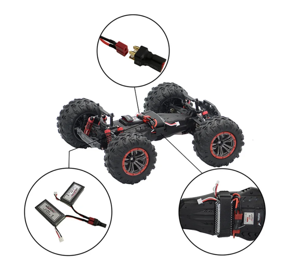 Аккумуляторная батарея lipo с USB зарядным устройством для XINLEHONG 9125 RC 7 4 В 1800 мА ·