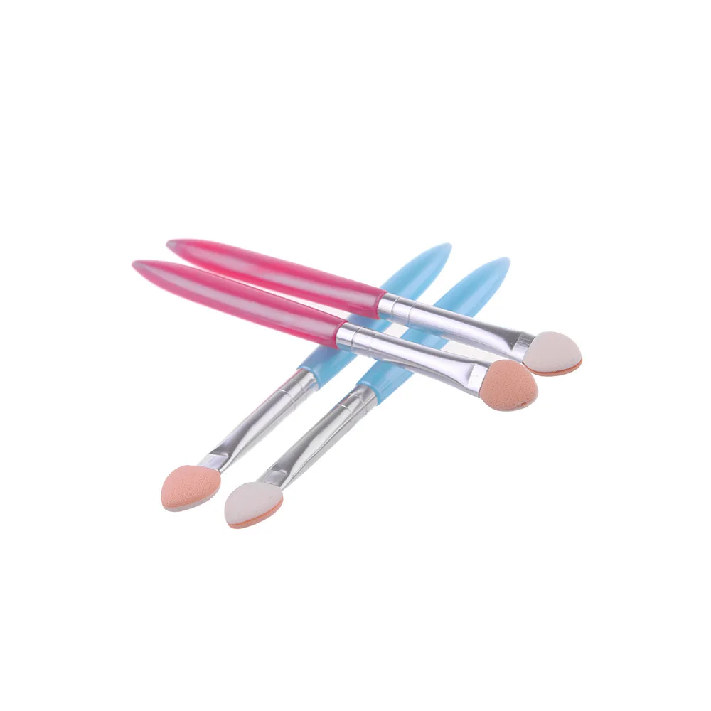 4 шт./компл. профессиональная губка для макияжа тени век кисть губ аппликатор