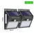 2PCS 100LED 4 шт. 100LED Солнечный светильник с датчиком движения, открытый водонепроницаемый светильник, садовое ночное украшение, настенный светильник для безопасности, уличный светильник для двора - Испускаемый цвет: 2PCS 100LED