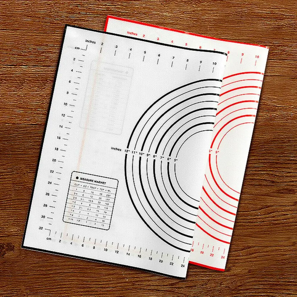 

Silicone Baking Mat Pizza Dough Maker Pastry Kitchen Gadgets Cooking Tools Utensils Bakeware Kneading Accessories Lot