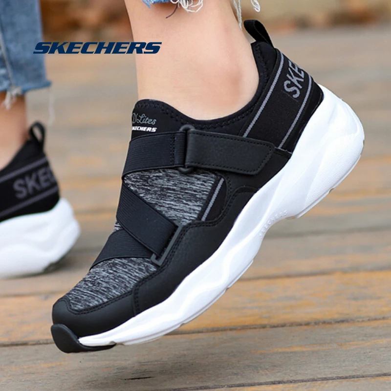 Skechers D'LITES/женская повседневная обувь; обувь для папы на толстом каблуке; женская дышащая повседневная обувь; женская обувь на толстой подошве; 88888200-BLK