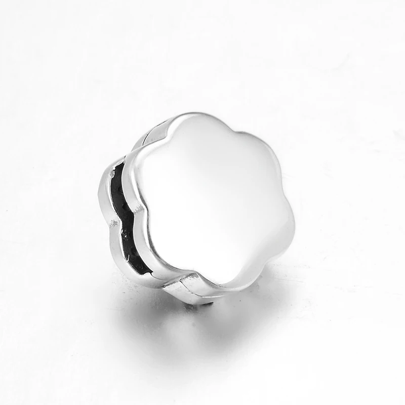 Женский Серебряный Снежинка CZ зажим Бусины Подходит для оригинального отражения