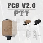 Тактическая гарнитура FCS Comtac III RAC, радиоразъем V20 PTT совместимый с KN6 U174U MTP3150 PD780 XTS KENWOOD PRC148 152 кабель