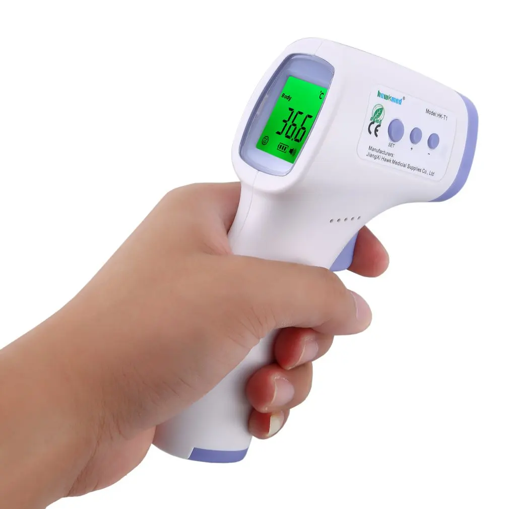 

Ship immediately Non-Contact Infrared Forehead Thermometer Abs For Adults And Childs With LCD Display Digital Laser Temperature