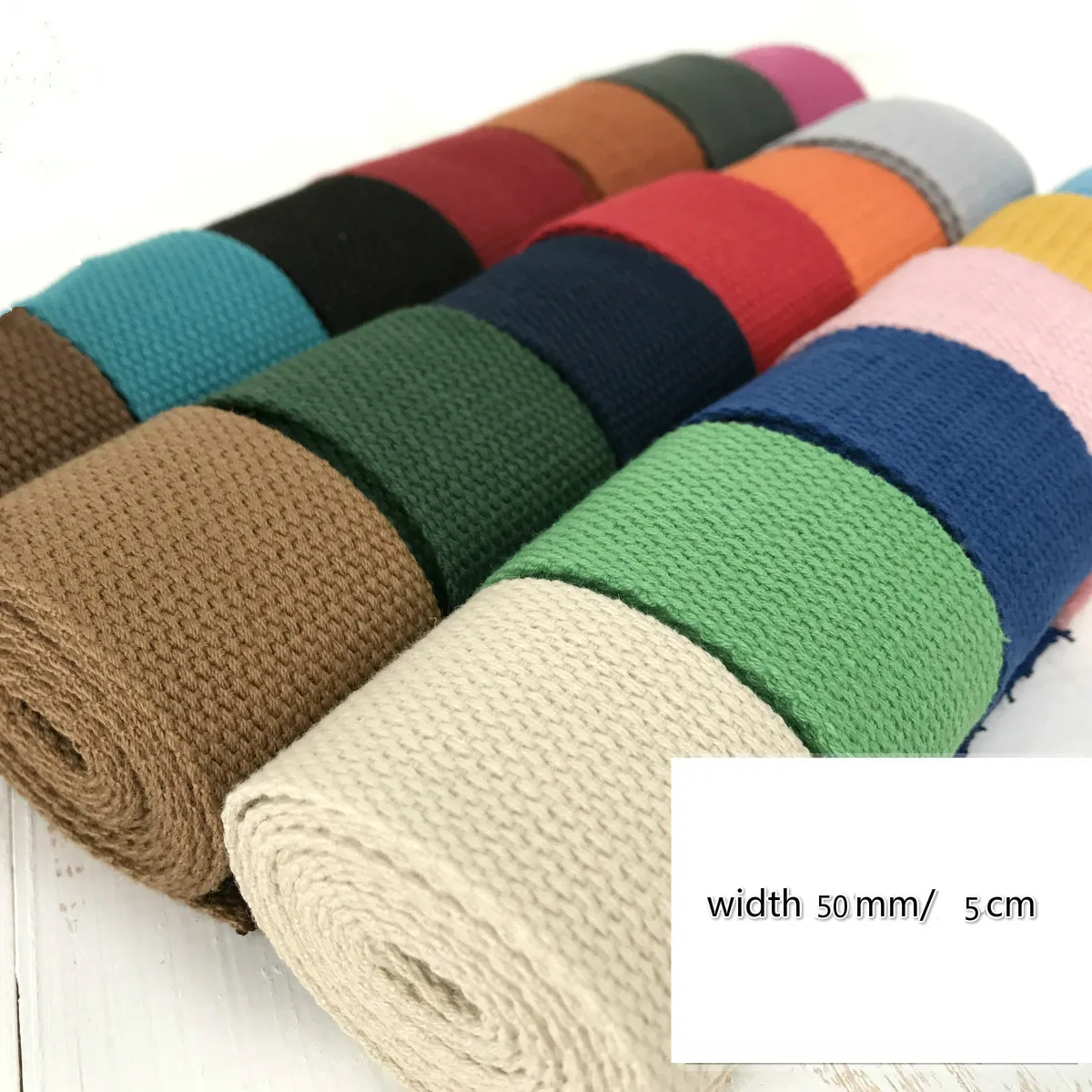 Фабрика Цена парусиновая лента Полиэфирная хлопчатобумажная тканая ремешок