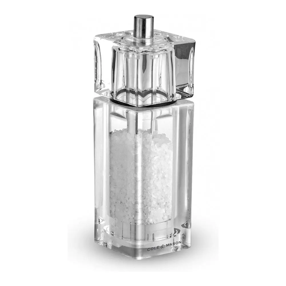 Мельница для соли Cole&Mason Cube цвет прозрачный|Блюдца и тарелки| |
