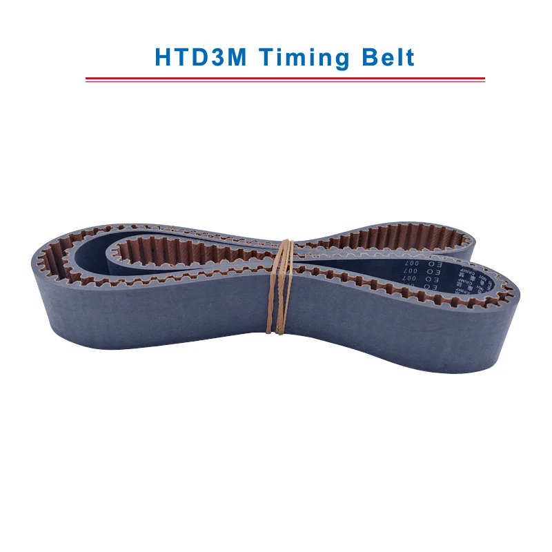 

HTD3M Timing Belt with circular teeth 3M-1374/1401/1500/1530/1545/1569/1587/1638 teeth pitch 3mm belt width 10/15 mm