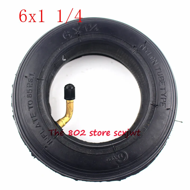 Хорошее качество 6x1 1/4 внутренняя и внешняя шины для скутера надувная шина колеса