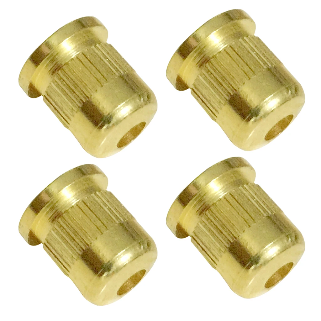 4 Pcs of Pack Bass String Mounting Ferrules Bushing for Fender Guitar Parts | Спорт и развлечения