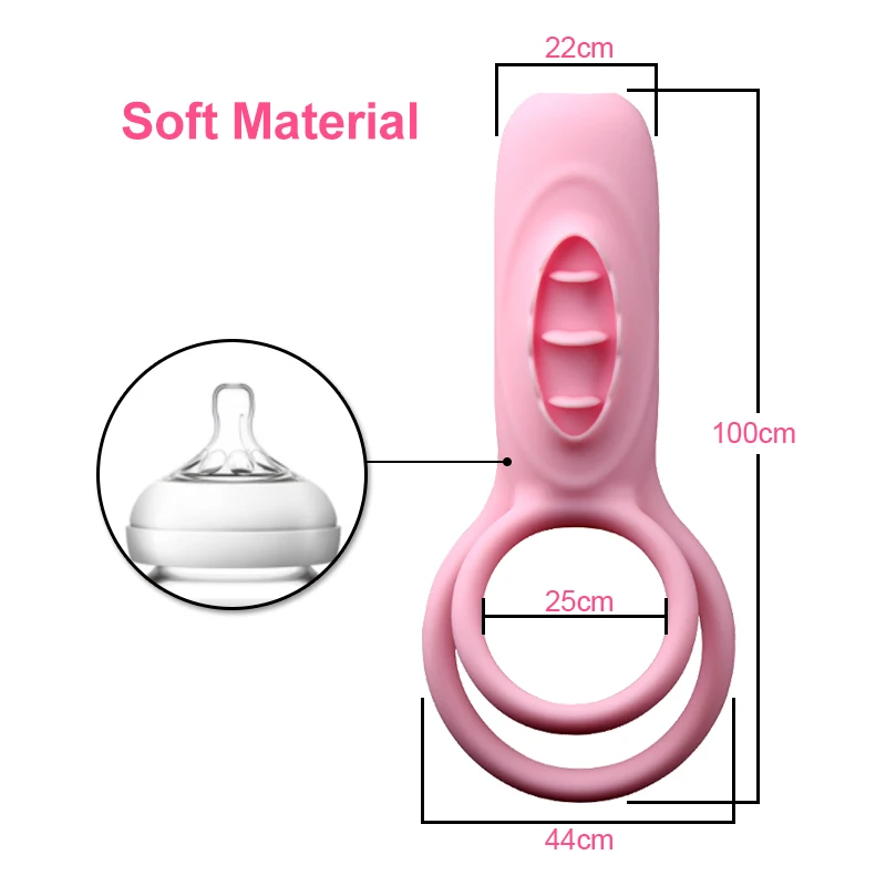GUIMI кольцо вибратор на пенис секс игрушки для пар Фетиш клиторальный стимулятор