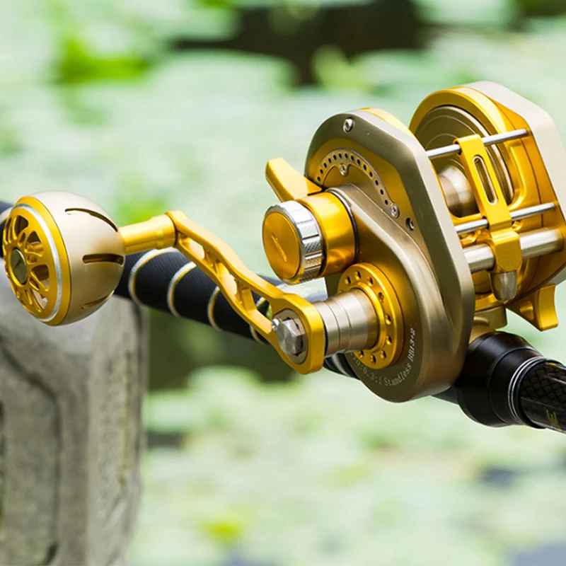 Барабан Рыболовная катушка 13 + 2BB Нержавеющая сталь подшипники литой барабаны