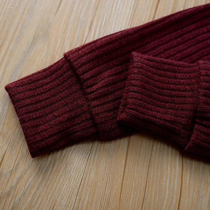 Осенняя одежда для новорожденных милый зимний свитер мальчиков и девочек